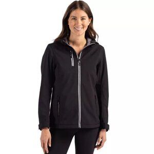 Clique Telemark Eco Stretch Softshell Full Zip Womens Hooded Jacket